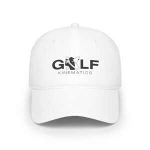 Golf Kinematics Low-Profile Cap — Golf Swing Logo Hat