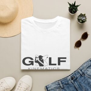 Golf Kinematics T‑Shirt — Golf Swing Logo Tee for Players & Coaches