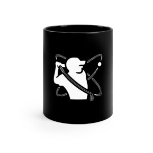 Black Coffee Mug, 11oz