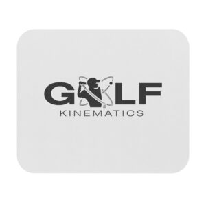 Golf Kinematics Mouse Pad — Golf Swing Logo Desk Mat