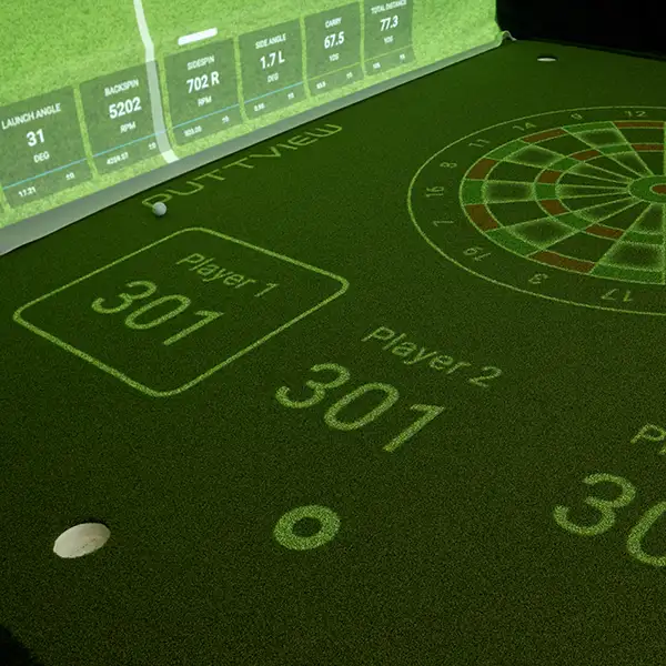 Indoor golf simulator